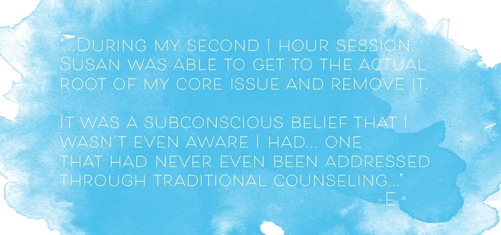 Client testimonial for Susan Fry